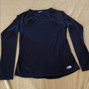 Black North Face FlashDry long sleeve women shirt